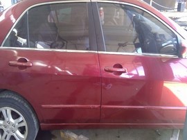 2006 HONDA ACCORD, BURGUNDY, EX, 2.4L, VTEC, AT,  A25117